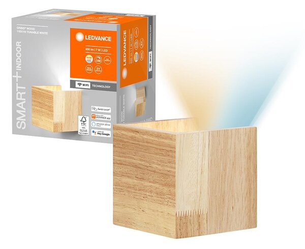 Ledvance Ledvance - LED Ściemniany kinkiet SMART+ WOOD LED/7W/230V Wi-Fi P227177