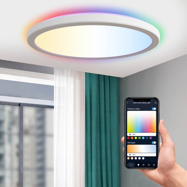 Lampa sufitowa LED Calex Smart Halo, Ø 29,2 cm