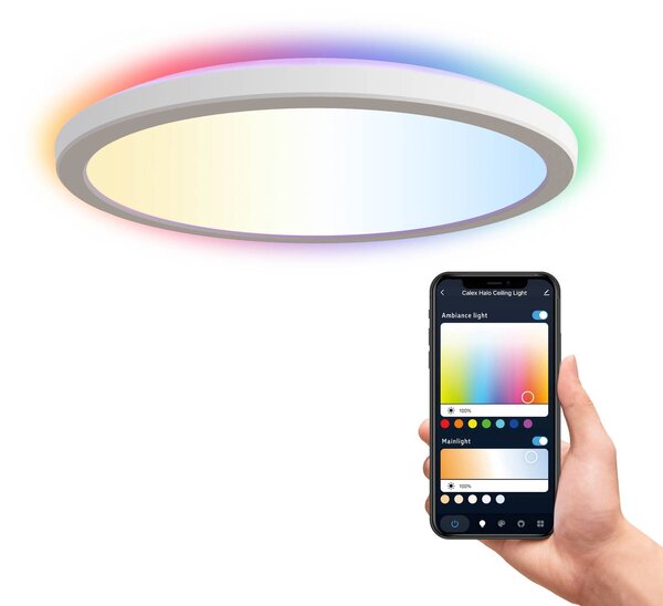 Lampa sufitowa LED Calex Smart Halo, Ø 29,2 cm