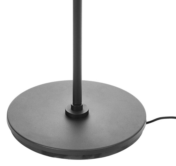 Lampa stojąca designerska Kellina Lucande, czarny, salon / jadalnia, metal, design