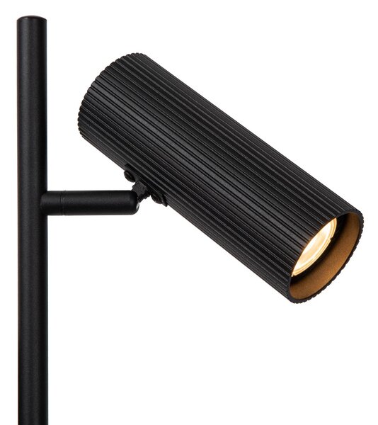 Lucide Lampa stojąca Clubs, czarny, salon / jadalnia, aluminium, nowoczesny