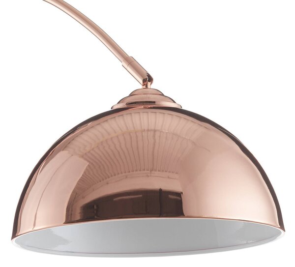 Globo Lampa łukowa - lampa stojąca PELIN, miedziany, salon / jadalnia, metal, nowoczesny