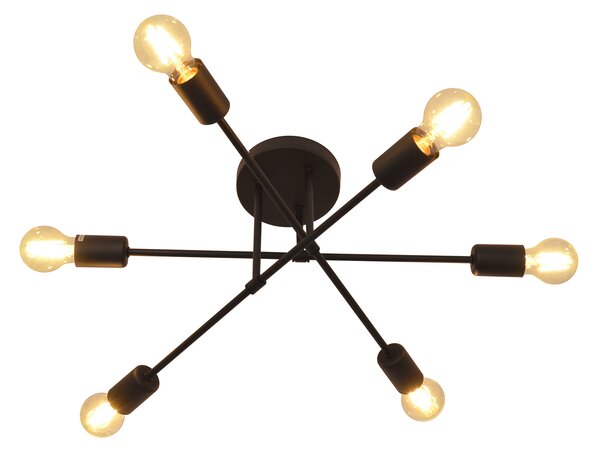 Lampa przysufitowa CAMBRIDGE W-2022/6 BK/H