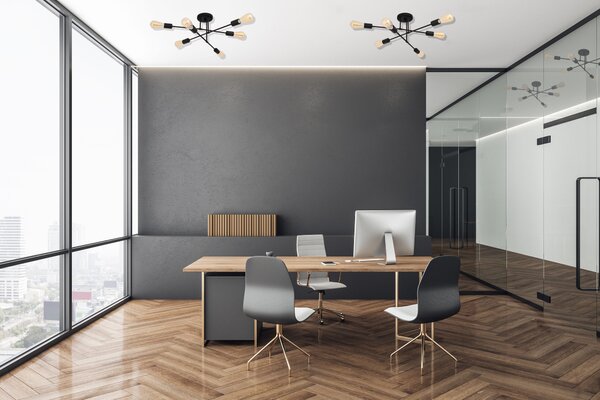 Lampa przysufitowa CAMBRIDGE W-2022/6 BK/H