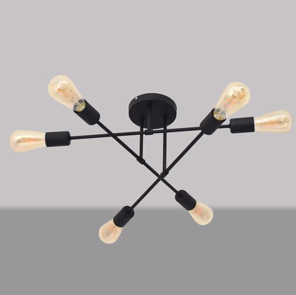 Lampa przysufitowa CAMBRIDGE W-2022/6 BK/H