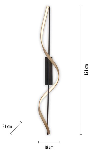 Q-Smart-Home Inteligentna lampa sufitowa Q-Swing, możliwość ściemniania, czarny, salon / jadalnia, aluminium, nowoczesny