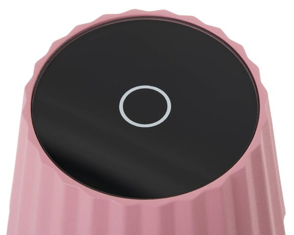 Lindby lampa stołowa LED Esali, różowy, metal, IP54 Esali Lindby, możliwość ściemniania, fioletowy / różowy / bladoróżowy, salon / jadalnia, aluminium, nowoczesny