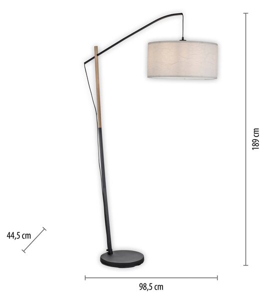 JUST LIGHT. GmbH Lampa stojąca Green Sofie, biały / opal, salon / jadalnia, metal, nowoczesny