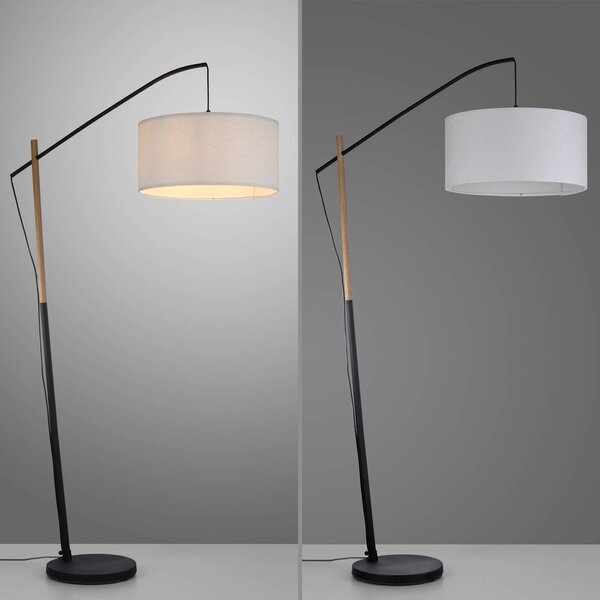 JUST LIGHT. GmbH Lampa stojąca Green Sofie, biały / opal, salon / jadalnia, metal, nowoczesny