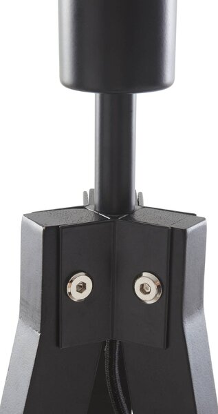 Lampa stojąca Herry Lindby, czarny, salon / jadalnia, tkanina / materiał / jedwab, skandynawski