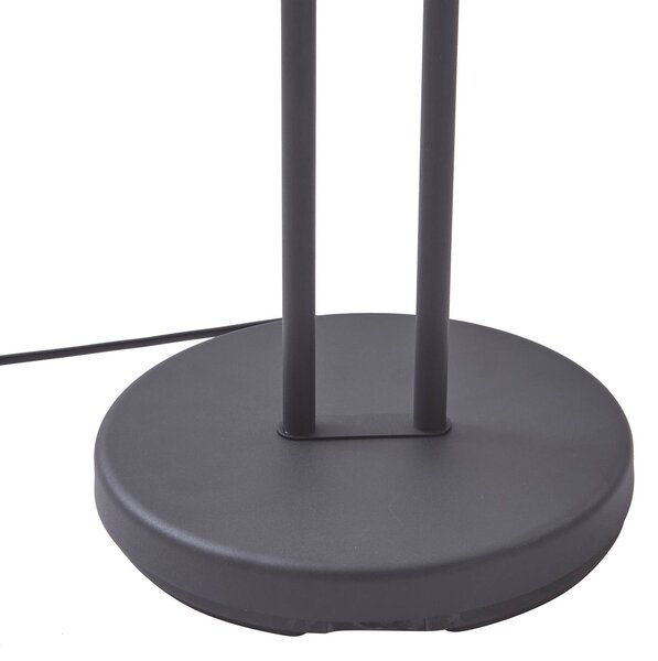 Lampa stojąca LED Josefin Lindby, możliwość ściemniania, czarny, salon / jadalnia, metal, nowoczesny