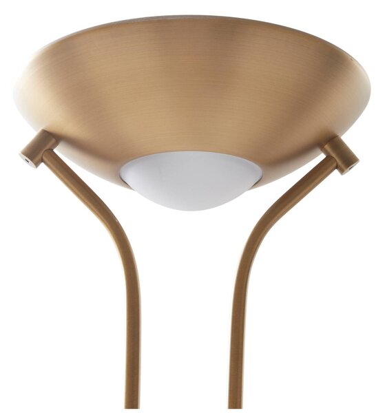 Lampa stojąca Josefin Lindby, możliwość ściemniania, brązowy / mosiężny, salon / jadalnia, metal, nowoczesny
