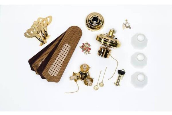 Westinghouse Wentylator Princess Trio, drewniany, cichy, Ø 105 cm Trio, jasne drewno, salon / jadalnia, drewno