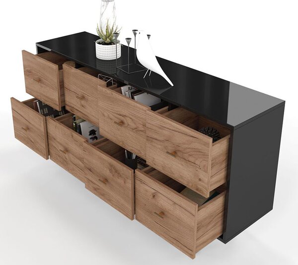 Nowoczesna komoda w stylu industrialnym D3-S30