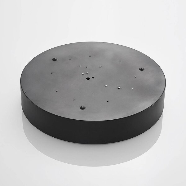 Lampa sufitowa LED Kambia Lindby, czarny, salon / jadalnia, aluminium, nowoczesny