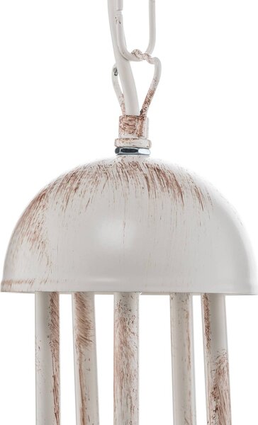 Żyrandol Pompei ONLI, możliwość ściemniania, biały / opal, salon / jadalnia, metal, dworkowy / rustykalny
