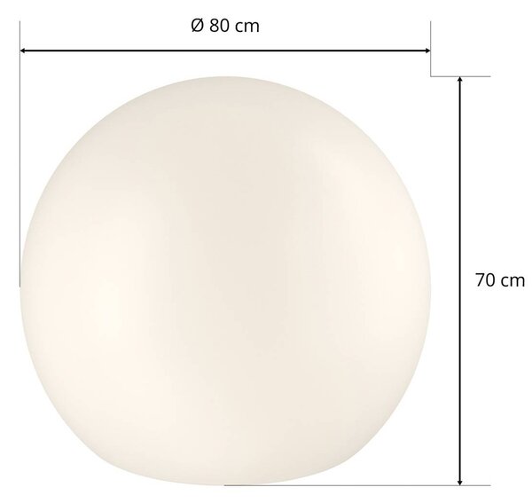 Lampa kulista Cumulus XL, średnica 80 cm, biała, tworzywo sztuczne, stopień XL Nowodvorski Lighting, biały / opal, tworzywo sztuczne