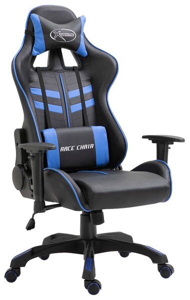 Niebieski fotel gamingowy obrotowy - Gamix