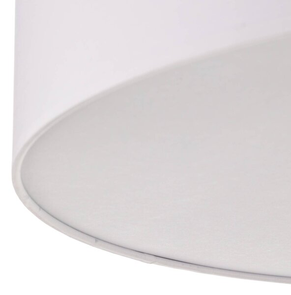 Lampa sufitowa Rondo TK Lighting, możliwość ściemniania, biały / opal, sypialnia, tkanina / materiał / jedwab, nowoczesny