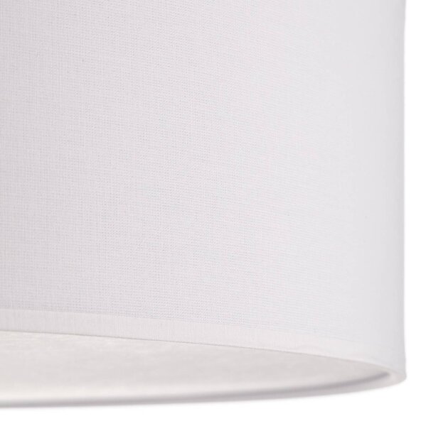 Lampa sufitowa Rondo TK Lighting, możliwość ściemniania, biały / opal, sypialnia, tkanina / materiał / jedwab, nowoczesny