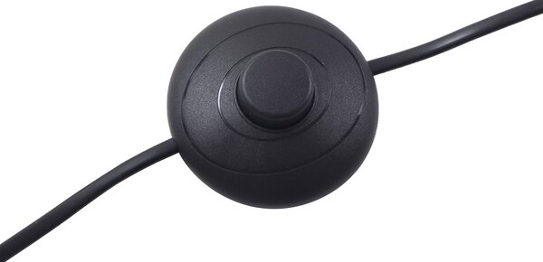 Lampa stojąca Silka Lucande, czarny, biuro, metal, nowoczesny