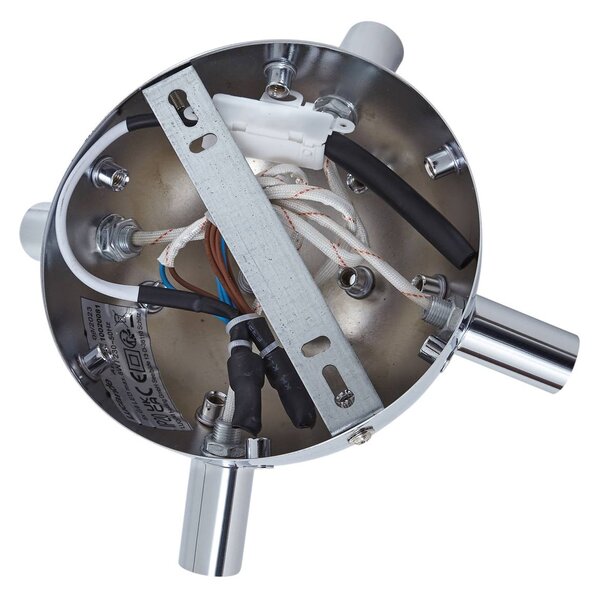 Lampa sufitowa Kaelor Lucande, możliwość ściemniania, miedziany, salon / jadalnia, aluminium, design