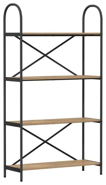 Półka na książki dąb rzemieślniczy 80 x 30 x 146 cm