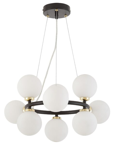 NOWOCZESNA LAMPA WISZĄCA CZARNO-ZŁOTA MARSIADA W9