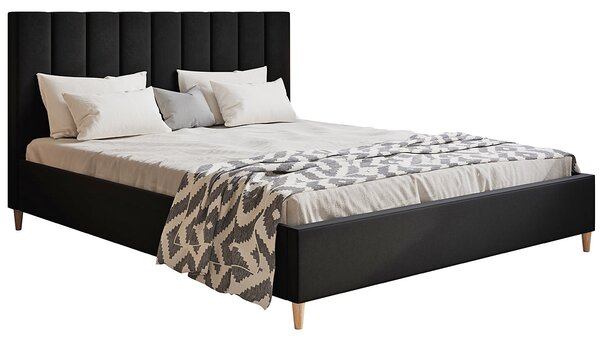 Tapicerowane łóżko z zagłówkiem 160x200 Diuna - 36 kolorów