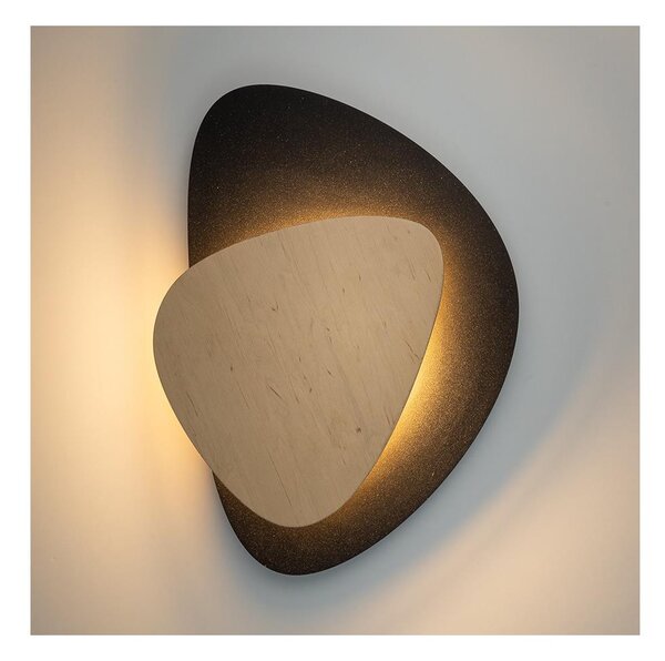 Sigma LED Kinkiet PEDRA LED/7W/230V czarny/beżowy SI0434