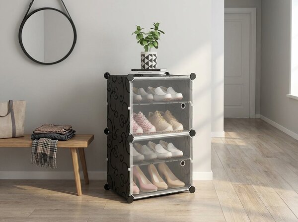 Modułowa szafka na buty SHOZIX 23x33 cm, szara