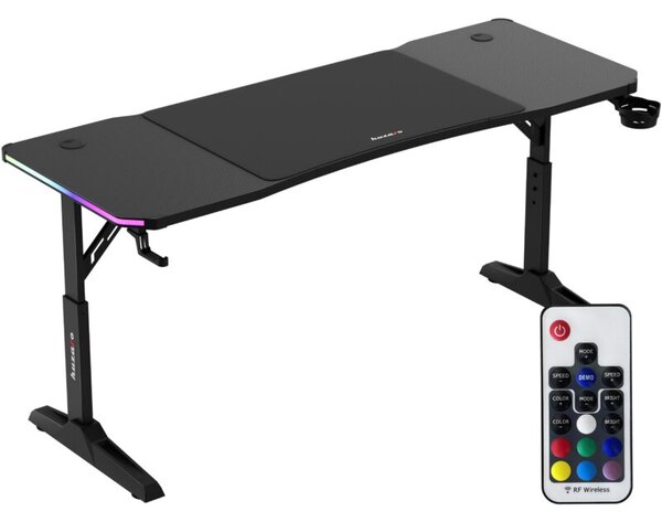 Biurko gamingowe HUZARO Hero 4.6 RGB Czarny