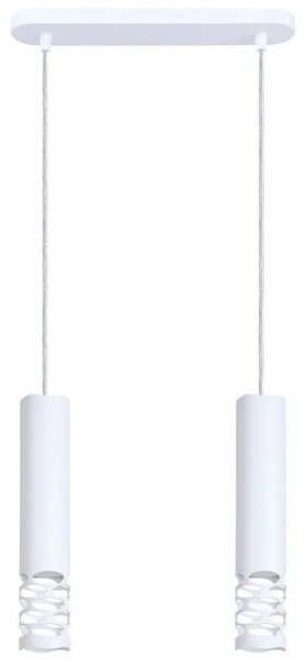 Podwójna biała lampa wisząca K5-E35