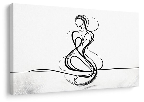 Obraz eleganckie linie kobiety
