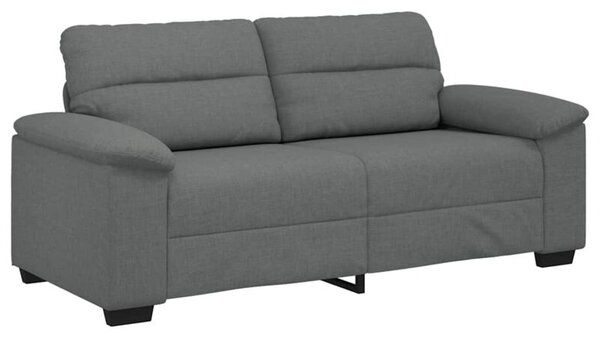 Sofa 2-osobowa, ciemnoszara, 180x81x84 cm, tapicerowana tkaninÄ