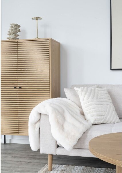 Szafka w dekorze dębu w naturalnym kolorze 80x130 cm Kyoto – House Nordic