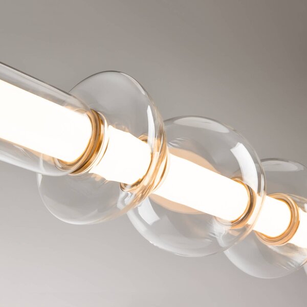 Maytoni Lampa wisząca Cosmo, mosiężny / złoty, salon / jadalnia, metal, nowoczesny