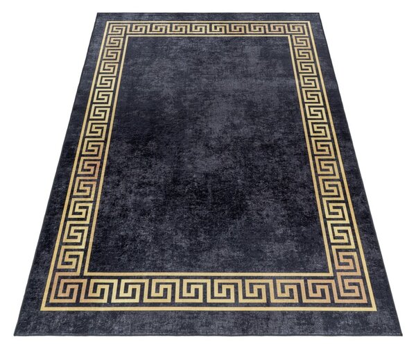 Antracytowy dywan odpowiedni do prania 80x150 cm Fiesta – Ayyildiz Carpets