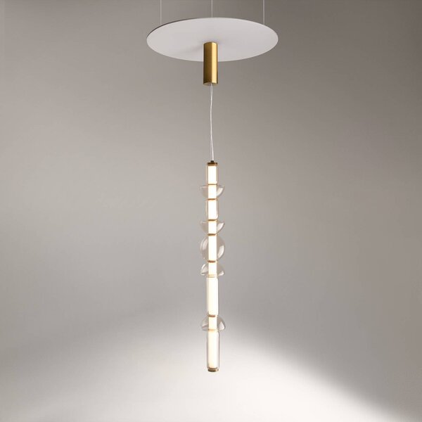 Maytoni Lampa wisząca Cosmo, mosiężny / złoty, salon / jadalnia, metal, nowoczesny