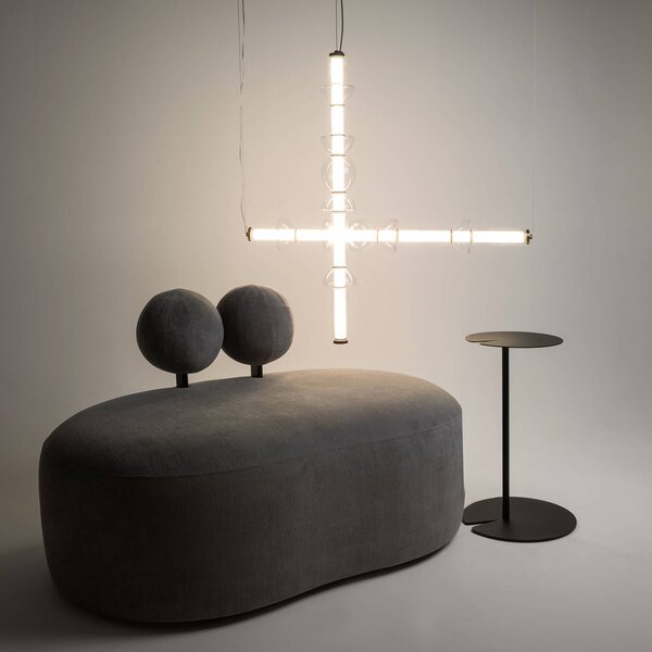 Maytoni Lampa wisząca Cosmo, mosiężny / złoty, salon / jadalnia, metal, nowoczesny