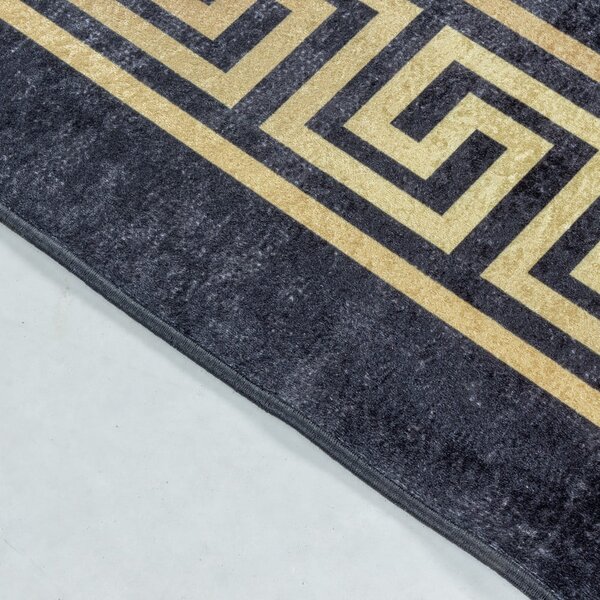 Antracytowy dywan odpowiedni do prania 80x150 cm Fiesta – Ayyildiz Carpets
