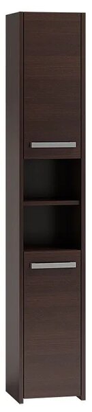 Wąski słupek łazienkowy Boleris 2X - wenge