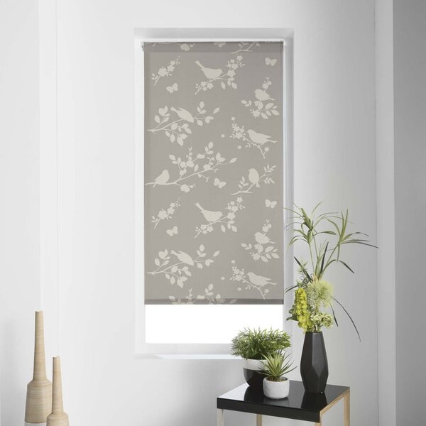 Jasnobrązowa tekstylna roleta 90x180 cm Rossignol – douceur d'intérieur