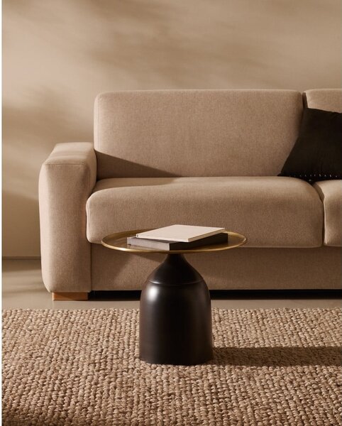 Metalowy okrągły stolik ø 52 cm Liuva – Kave Home