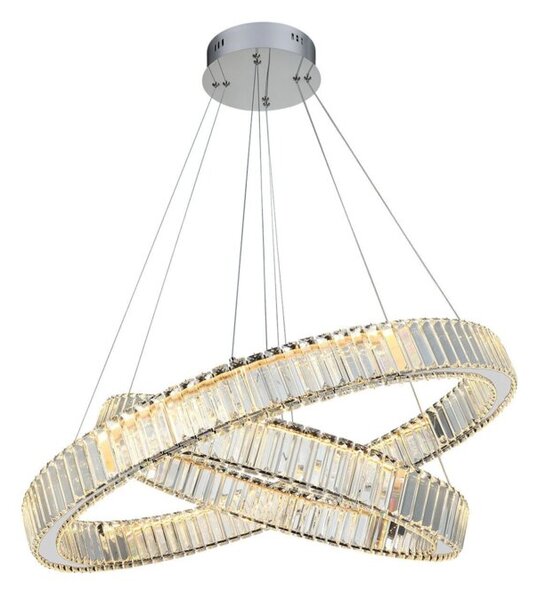 Lampa wisząca LED 120W Azzardo Spark 60+80 AZ5793 – designerska do salonu