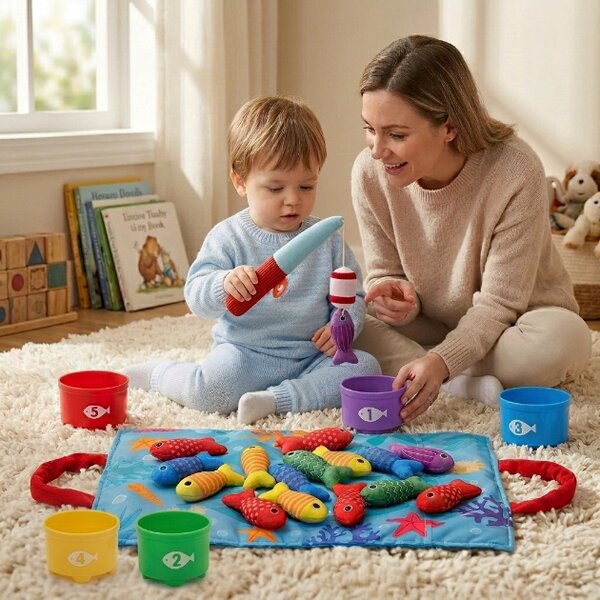 Hookaplay™ Gra Montessori W łowienie I Sortowanie Dla Maluchów