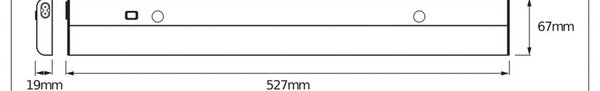 OSRAM Oprawa podszafkowa LED z czujnikiem LINEAR FLAT, 4000 K srebrna FLAT, chromowy / srebrny, kuchnia, aluminium