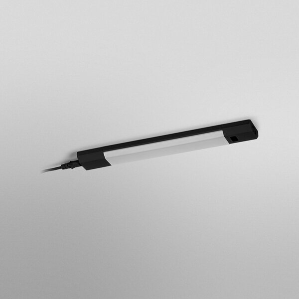 OSRAM Oprawa podszafkowa LED Linear Edge Sensor RGBW 30 cm, czarna Sensor, możliwość ściemniania, czarny, kuchnia, aluminium