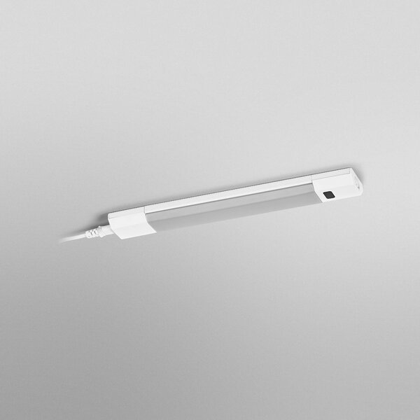 OSRAM Oprawa podszafkowa LED Linear Edge Sensor RGBW 30 cm, biała Sensor, możliwość ściemniania, biały / opal, kuchnia, aluminium