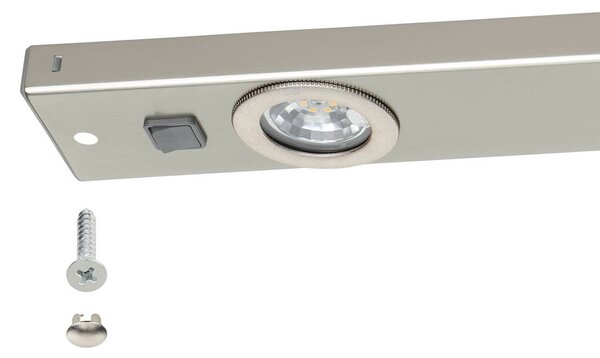 EGLO Oprawa podszafkowa Kob LED, nikiel matowy LED, aluminiowy / szary / cynkowy, kuchnia, metal, nowoczesny